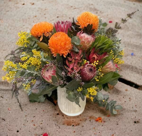 Native & burst of colour ceramic