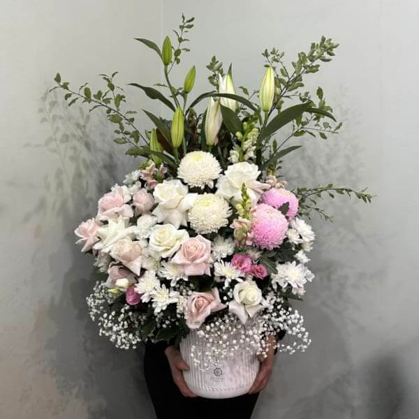 OMG Pastel pink & white 