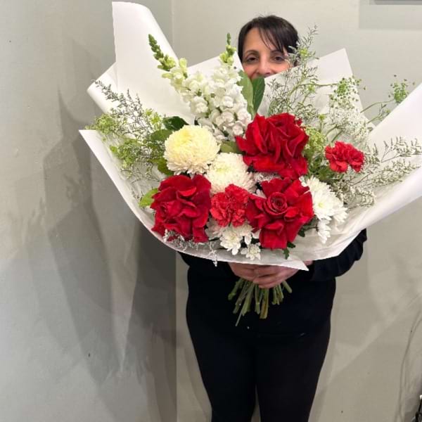 Lovely red & white bunch