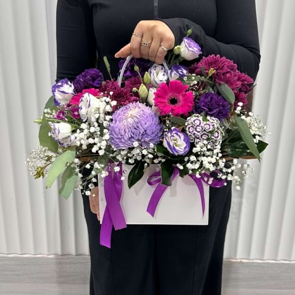 Purple and pink  Bag